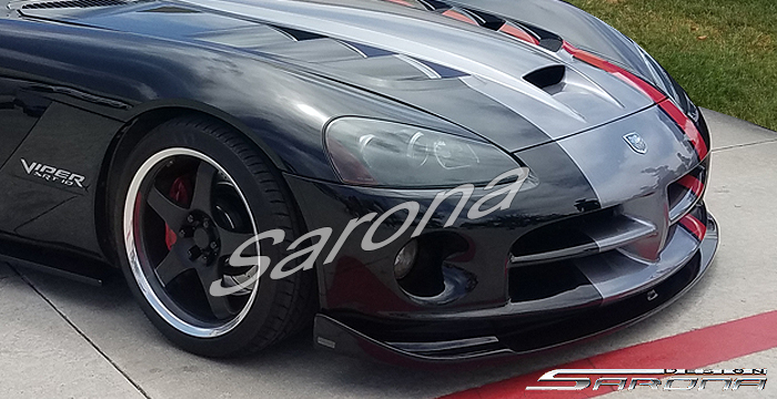 Custom Dodge Viper Front Bumper Add-on  Coupe Front Add-on Lip (2003 - 2010) - $490.00 (Part #DG-003-FA)